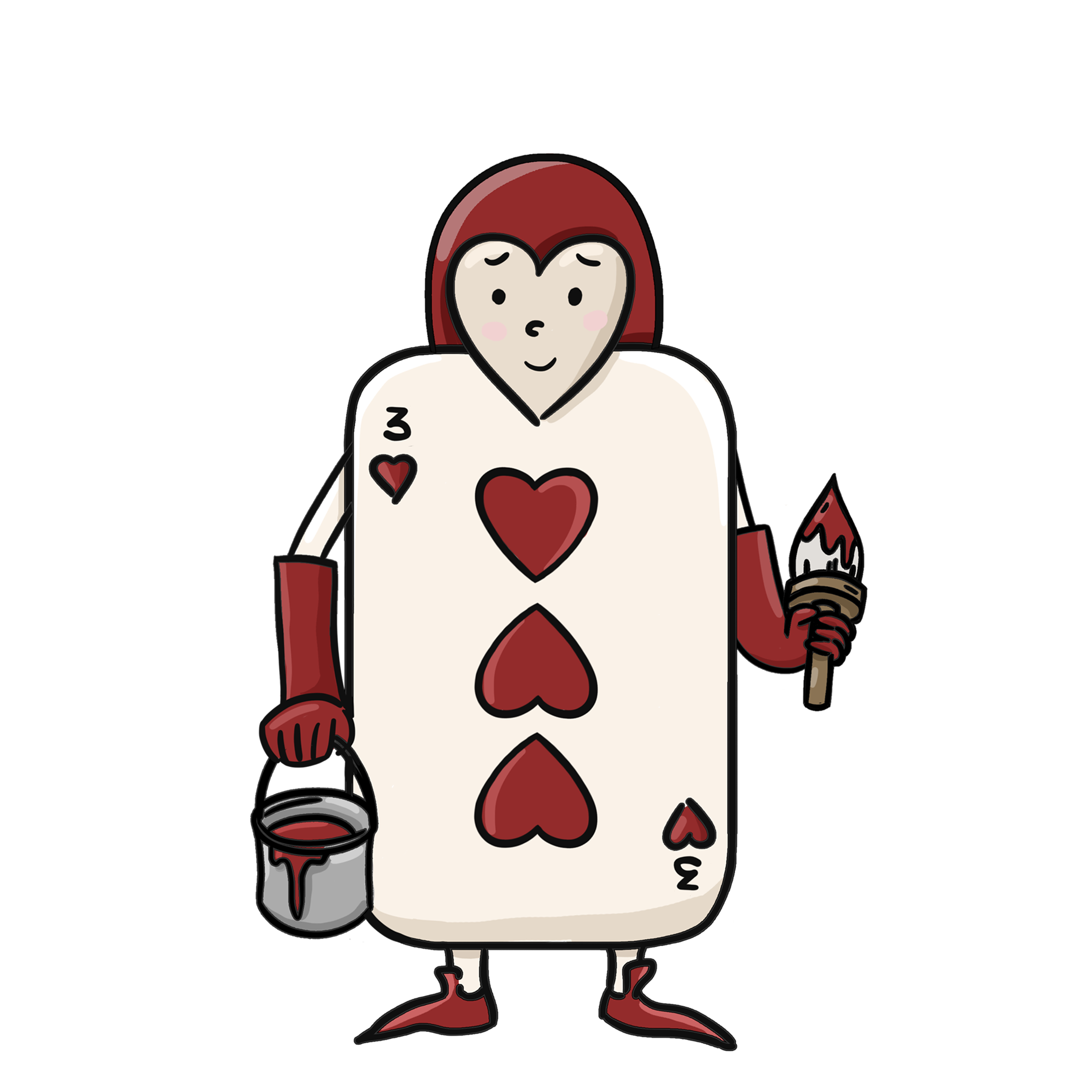 Three of Hearts